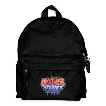 Graffiti zum Muttertag - Kinder Rucksack - Schwarz - Vorne