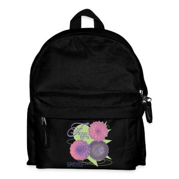 Floral Vision Statement - Kids' Backpack - black - Front