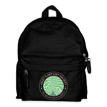 Emblème de la Crazy Plant Lady Society - Sac à dos Enfant - noir - Devant