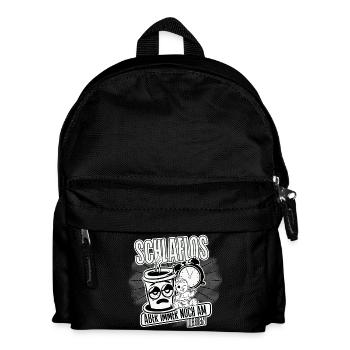 Schlaflos – aber immer noch am leben. Mom Life - Kinder Rucksack - Schwarz - Vorne