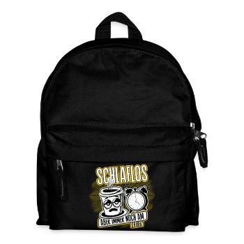Schlaflos, aber noch am Leben. mom Life - Kinder Rucksack - Schwarz - Vorne