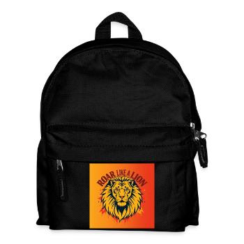 Roar like a Lion - Sac à dos Enfant - noir - Devant