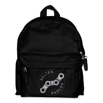 selten radlos fahrrad shirt radsport 3d beton - Kinder Rucksack - Schwarz - Vorne
