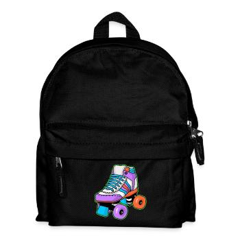 Roller Skating Skater - Kids' Backpack - black - Front