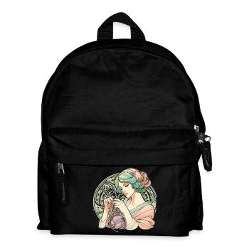 Tricot Femme Art Nouveau Cadeau - Sac à dos Enfant - noir - Devant