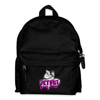 Jet Ski Graffiti – Splash and Ride - Kids' Backpack - black - Front
