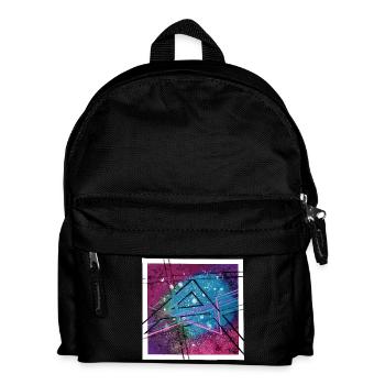 Abstrakte Kunst - Kinder Rucksack - Schwarz - Vorne