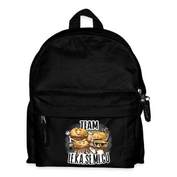 Team Le.Ka.Se.Mi.Gu – Brotzeit Crew. - Kinder Rucksack - Schwarz - Vorne