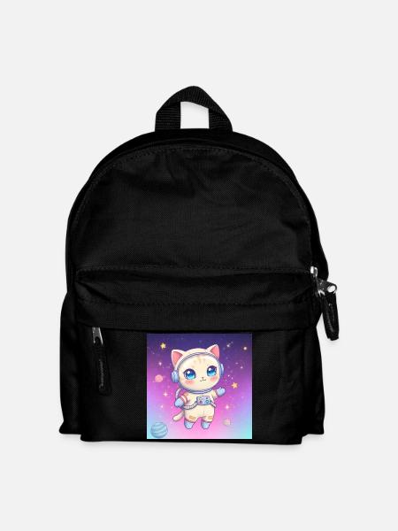 Chaton astronaute - Sac à dos Enfant - noir