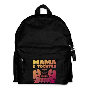 Beste Mama Und Tochter Partnerlook Outfit - Kinder Rucksack - Schwarz - Vorne