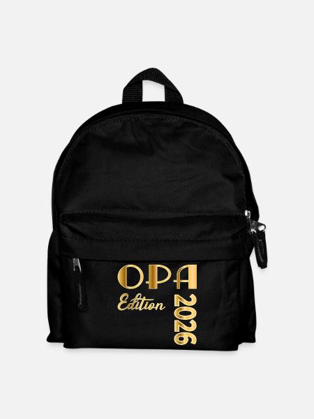 Schriftzug OPA 2026 - Kinder Rucksack - Schwarz