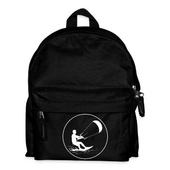 Wind under control - Kids' Backpack - black - Front