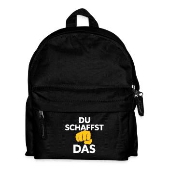 Vous pouvez le faire – Motif du Poing - Sac à dos Enfant - noir - Devant