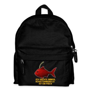 Fish morello cherries - Kids' Backpack - black - Front