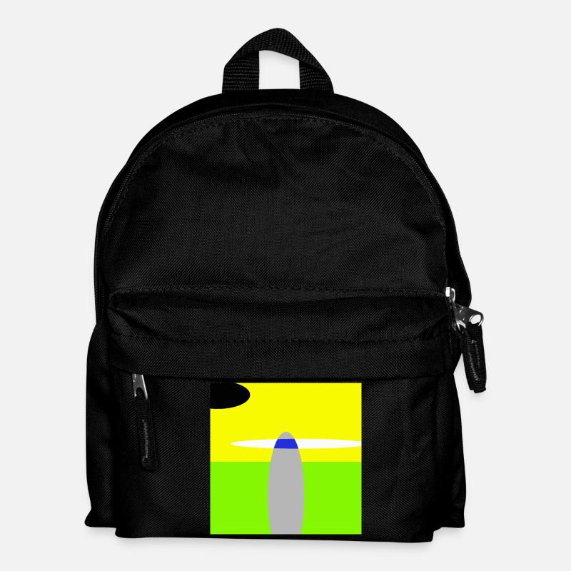 Space Landscape - Kids' Backpack - black