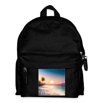 Montego Bay Sonnenuntergang Jamaica Traumparadies - Kinder Rucksack - Schwarz - Vorne