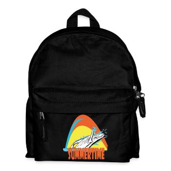 Baleine à bosse - Sac à dos Enfant - noir - Devant