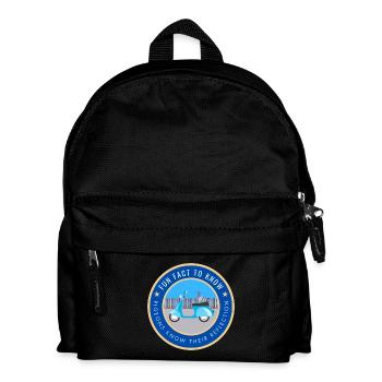 Pigeons know their reflection - Kids' Backpack - black - Front