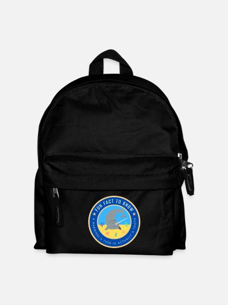 A Narwhal's tusk is actually a tooth - Kids' Backpack - black