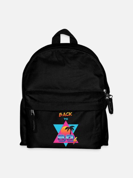 Back to the 80s – Sol og Palme - Kids' Backpack - black