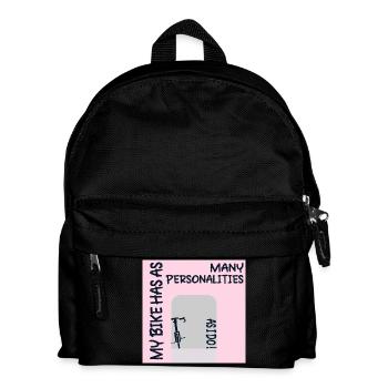 PERSONNALITÉ DE VÉLO DRÔLE CYCLISME - Sac à dos Enfant - noir - Devant