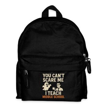 Teacher Funny T-Shirt - Kids' Backpack - black - Front