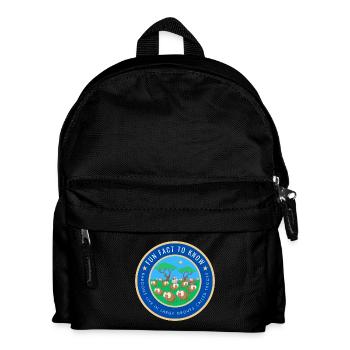 Baboons live in large groups called troops - Kids' Backpack - black - Front
