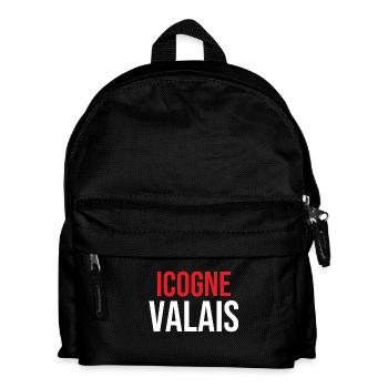 Icogne Valais T-Shirt - Sac à dos Enfant - noir - Devant