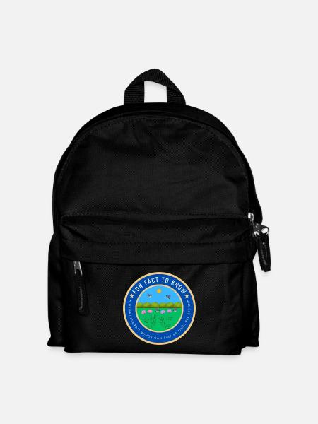 A hummingbird's wings can flap 80 times per second - Kids' Backpack - black