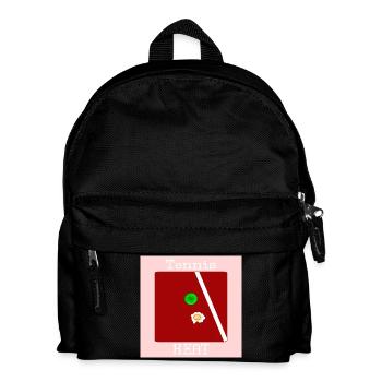 TENNIS SOMMER HITZE EIER - Kinder Rucksack - Schwarz - Vorne