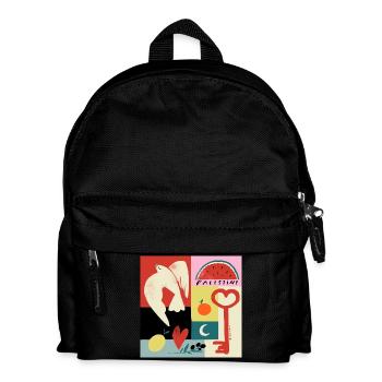 Tout sur la Palestine - Sac à dos Enfant - noir - Devant