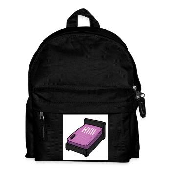 Kurzzeit-Alarm mit Schlafmodus - Kinder Rucksack - Schwarz - Vorne