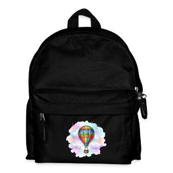 Ballon - Kinder Rucksack - Schwarz - Vorne