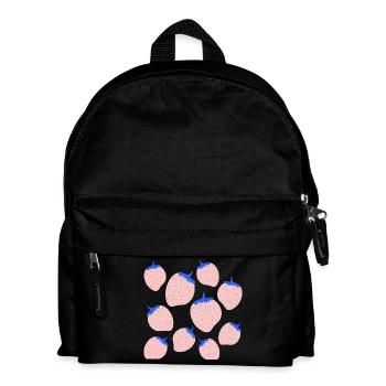 STRAWBERRIES BERRIES - Kids' Backpack - black - Front