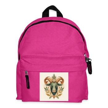 Bull's Head - Kids' Backpack - fuchsia - Front