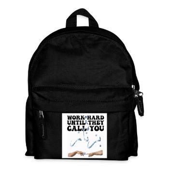 Motivation Work Money - Kids' Backpack - black - Front