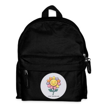 Cheerful Flower - Kids' Backpack - black - Front