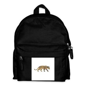 VisionWear Panther Plaid – Conception de motifs de luxe - Sac à dos Enfant - noir - Devant