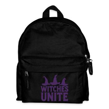 Witches Unite – Witch Hat Saying - Kids' Backpack - black - Front