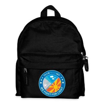 Insigne de Guerrier de la Lumière Soleil d’été Ciel Bleu - Sac à dos Enfant - noir - Devant