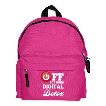 Digital Detox Off - Kinder Rucksack - Fuchsia - Vorne