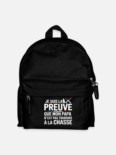 Citation humoristique bébé - Sac à dos Enfant - noir