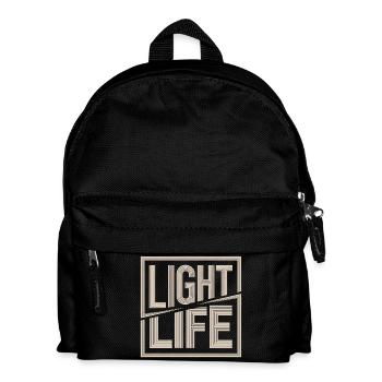 Christlich Light Life Glaube Hoffnung - Kinder Rucksack - Schwarz - Vorne