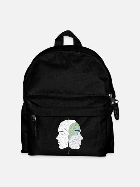 Ein Geist, der in der Natur verwurzelt ist - Kinder Rucksack - Schwarz