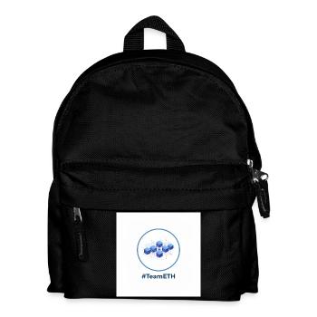 TeamETH Knoten Netzwerk - Kinder Rucksack - Schwarz - Vorne