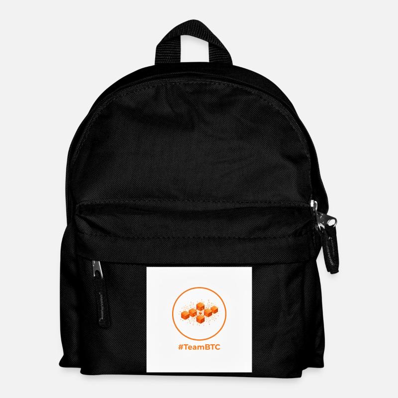 TeamBTC Blockchain Cubes - Kinder Rucksack - Schwarz