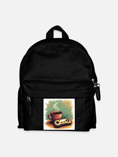 Caffeine & Campaigns - Kids' Backpack - black