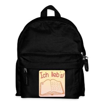 HOBBY READING BOOKS LOVE BOOK - Kids' Backpack - black - Front