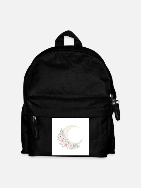 Mondblütenkranz - Kinder Rucksack - Schwarz