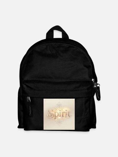 Spirit Gold Frame Ornament - Kids' Backpack - black